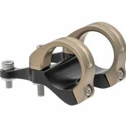 Attacco manubrio Renthal Integra 35 RISE 0mm - Nero oro