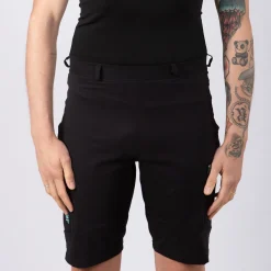 Baggy Jëuf Pro Gravel con fondello - Nero