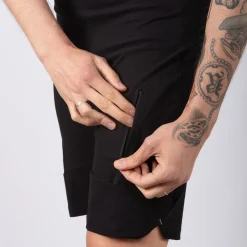 Baggy Jëuf Pro Gravel con fondello - Nero