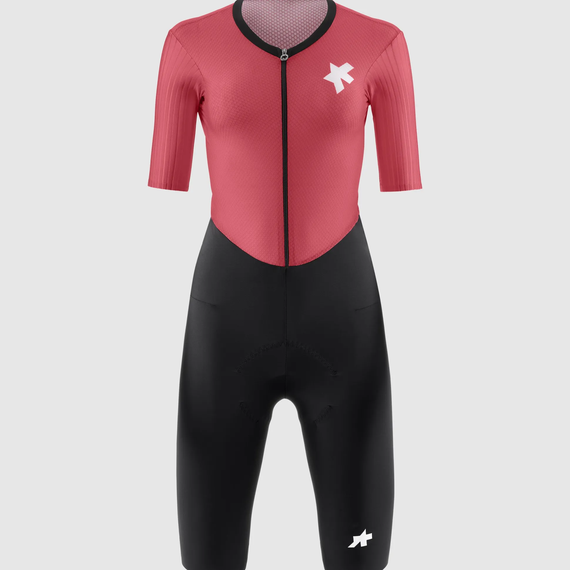 Body donna Assos Dyora R Roadsuit S11 - Rosso