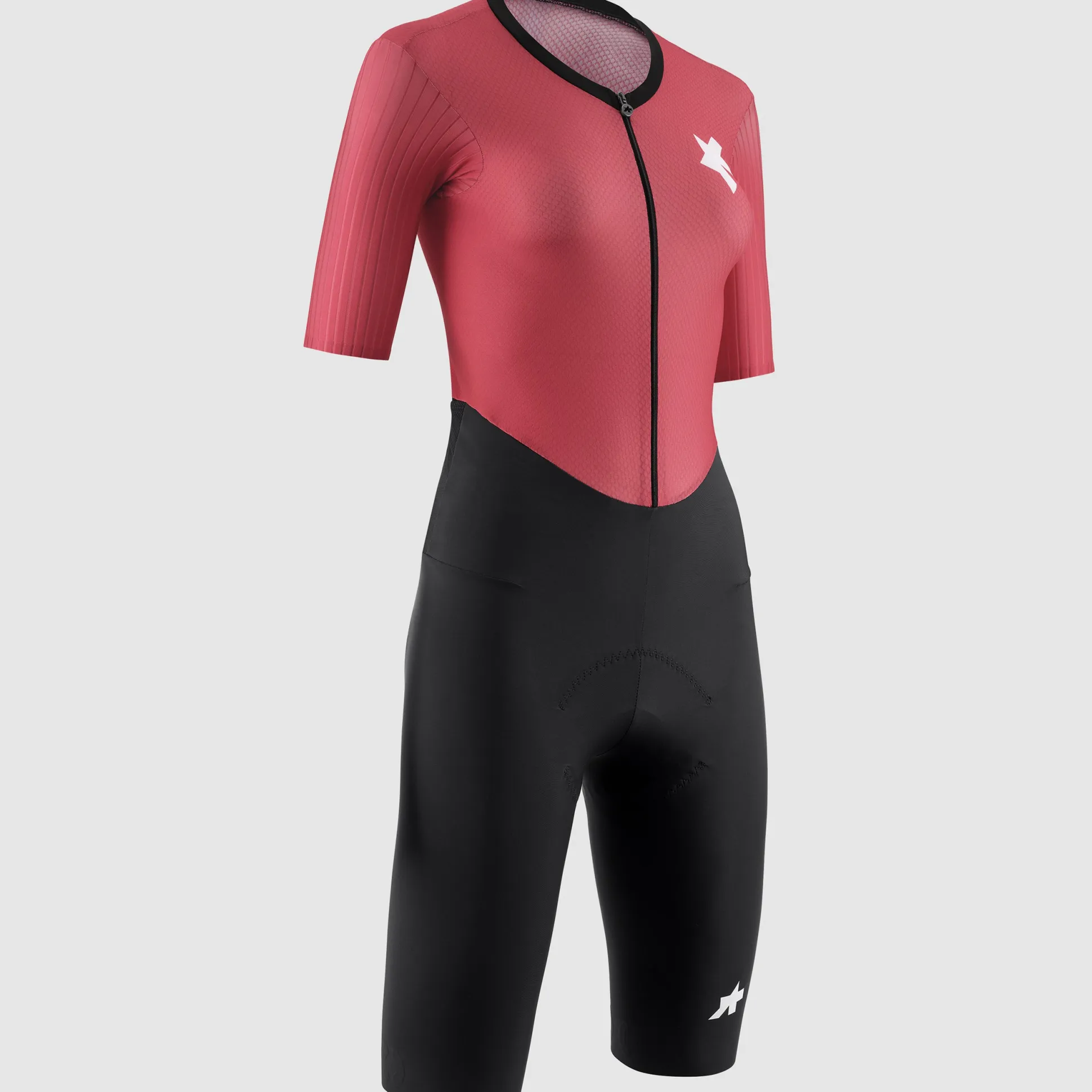 Body donna Assos Dyora R Roadsuit S11 - Rosso