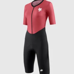Body donna Assos Dyora R Roadsuit S11 - Rosso