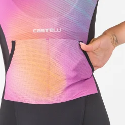 Body donna Castelli PR 2 Speed Suit - Rosa