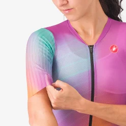 Body donna Castelli PR 2 Speed Suit - Rosa