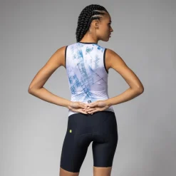 Body donna senza maniche Ale Pragma Mirror - Bianco
