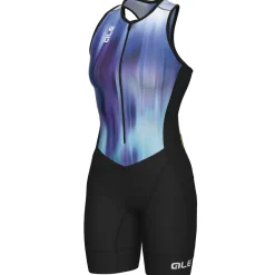 Body donna senza maniche Ale Tri Crazy - Blu