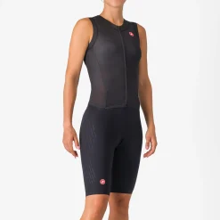Body donna senza maniche Castelli Free Sanremo 3 Suit - Nero
