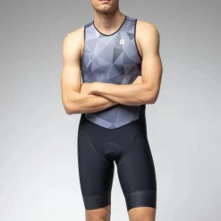 Body senza maniche Ale Tri Triple - Grigio