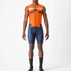Body senza maniche Castelli Free Sanremo 2 Suit - Arancio