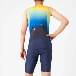 Body senza maniche Castelli Free Sanremo 3 Suit - Blu