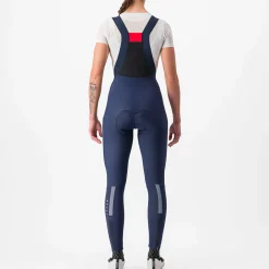 Calzamaglia con bretelle donna Castelli Sorpasso Ros - Blu scuro