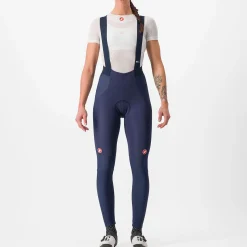 Calzamaglia con bretelle donna Castelli Sorpasso Ros - Blu scuro