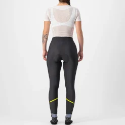 Calzamaglia senza bretelle donna Castelli Velocissima DT - Nero verde