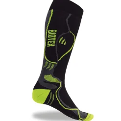 Calze Biotex Race Thermolite - Nero Giallo Fluo