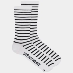 Calze Cafe du Cycliste Breton - Bianco