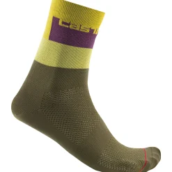 Calze Castelli Blocco 15 - Verde giallo
