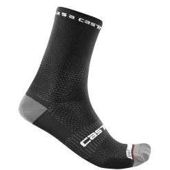 Calze Castelli Rosso Corsa Pro 15 - Nero