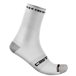 Calze Castelli Rosso Corsa Pro 15 - Bianco
