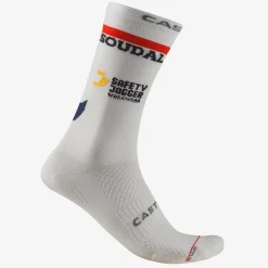 Calze Castelli Soudal Quick-Step 2026 Rosso Corsa Pro 18