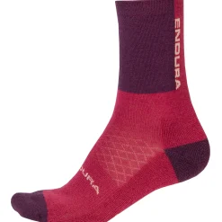 Calze donna Endura Baabaa Merino Winter - Bordeaux