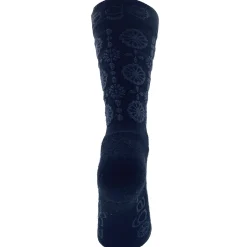 Calze donna invernali Lago Flowers - Nero