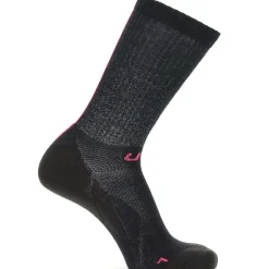 Calze donna UYN Cycling Aero Winter - Nero rosa