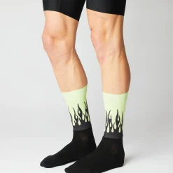 Calze Fingerscrossed Aero Flame - Nero verde