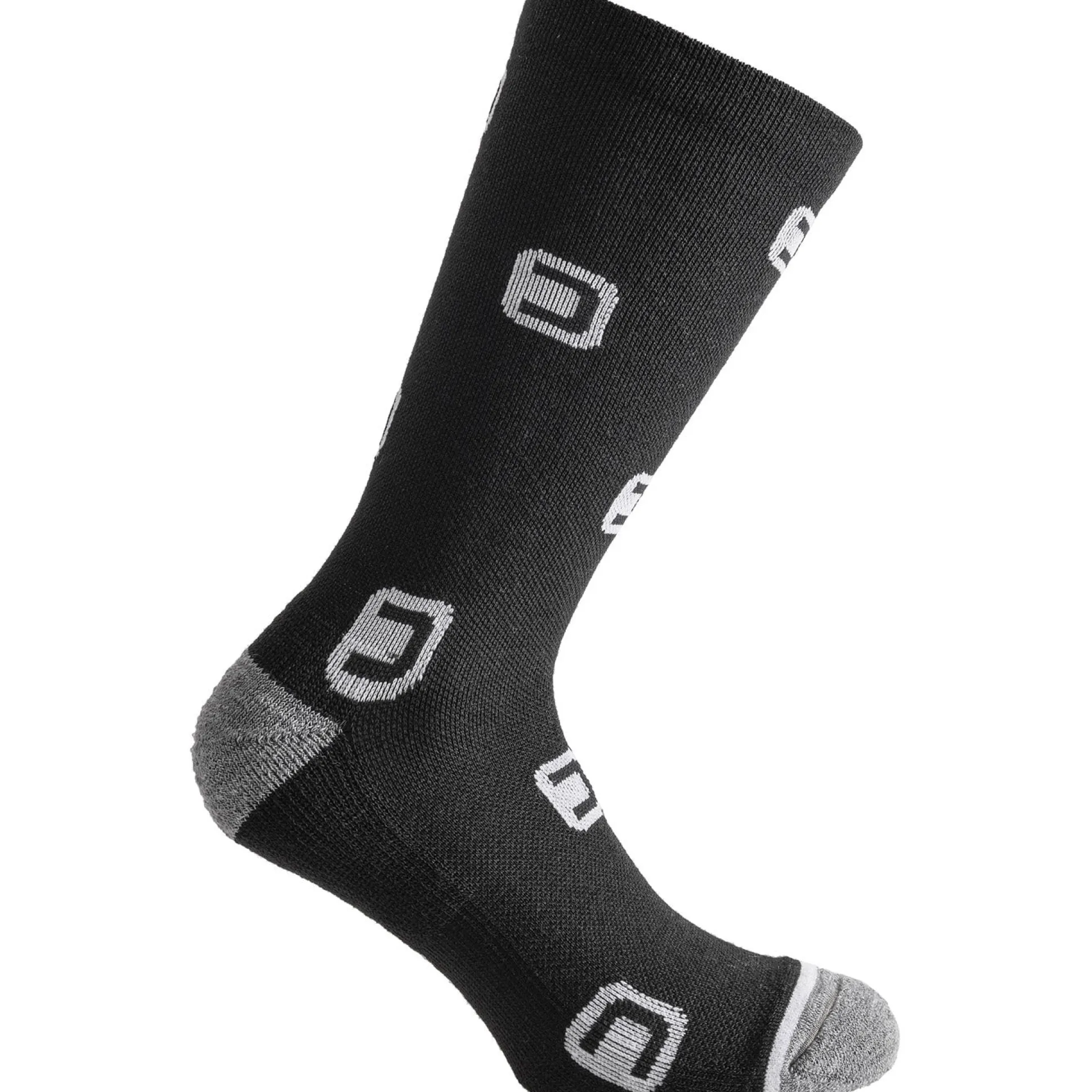Calze invernali Dotout Square - Nero bianco