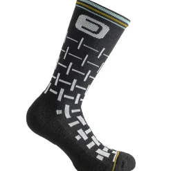 Calze invernali Dotout Stripe - Nero bianco