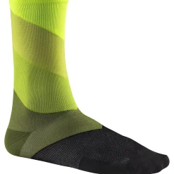 Calze Mavic Graphic Stripes - Giallo Fluo
