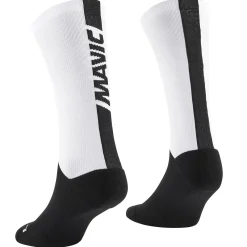 Calze Mavic Logo - Bianco nero