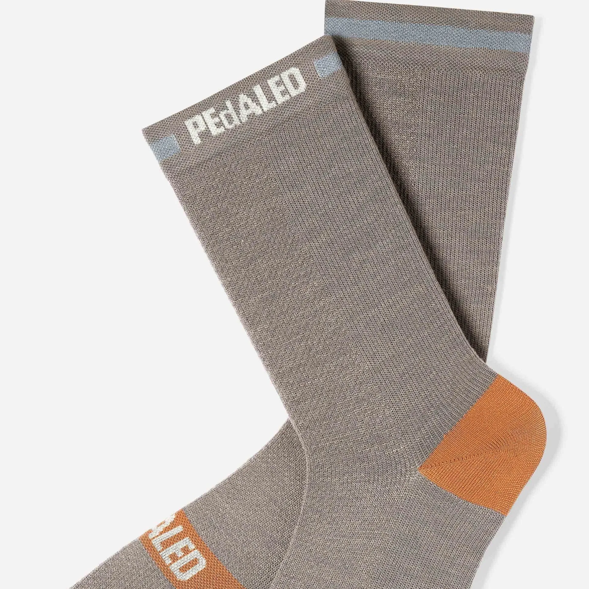 Calze Pedaled Odyssey Merino Reflective - Grigio