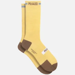 Calze Pedaled Odyssey Merino Reflective - Giallo