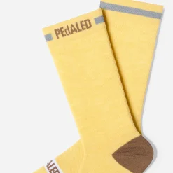 Calze Pedaled Odyssey Merino Reflective - Giallo