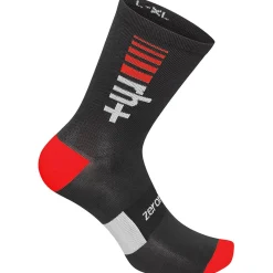 Calze Rh+ Logo 15 - Nero rosso