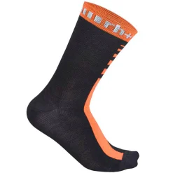 Calze Rh+ Merino 15 - Nero Arancione