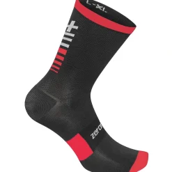 Calze Rh+ Merino 20 - Nero rosso