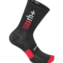 Calze Rh+ Merino 15 - Nero rosso