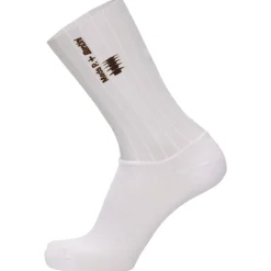 Calze Santini Mads Pedersen Momentum Series Aero - Bianco