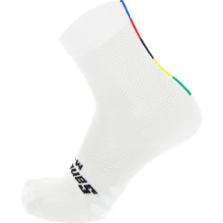 Calze Santini UCI Rainbow - Bianco