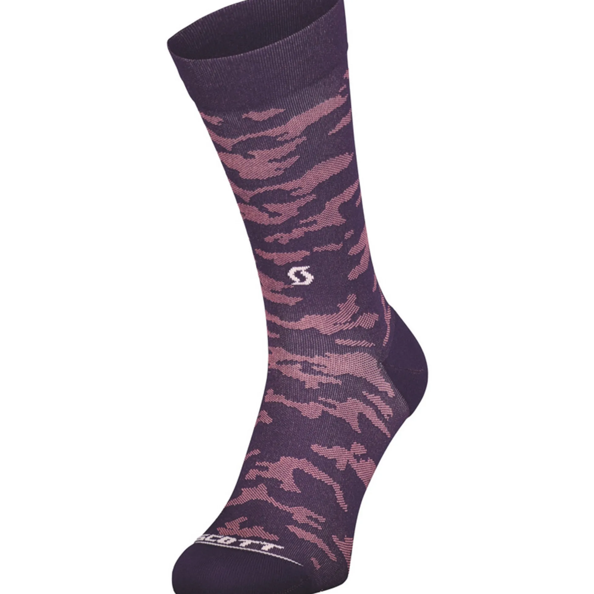 Calze Scott Trail Camo Crew - Viola