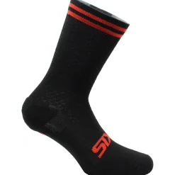 Calze SIX2 Merinos - Nero rosso