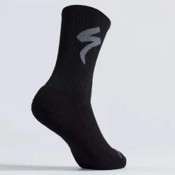 Calze Specialized Merino Midweight Tall Logo - Nero