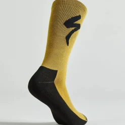 Calze Specialized Primaloft Lightweight Tall Logo - Oro