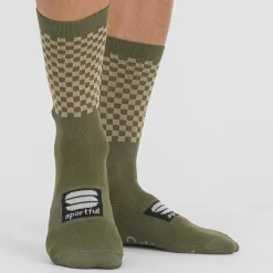 Calze Sportful Checkmate - Verde scuro