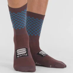 Calze Sportful Checkmate - Viola
