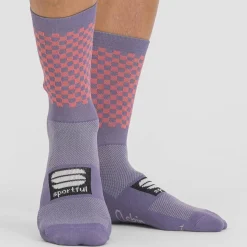 Calze Sportful Checkmate - Viola chiaro