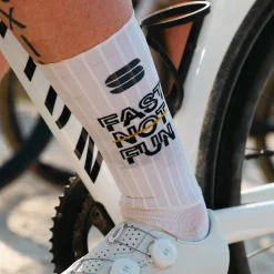 Calze Sportful Fast Not Fun - Bianco