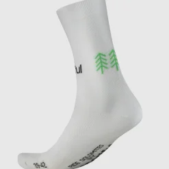 Calze Sportful Ride Dolomites The Woods - Bianco
