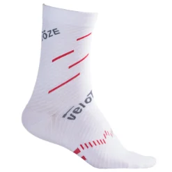 Calze VeloToze Active Compression Coolmax - Bianco rosso